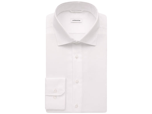 Seidensticker New Kent Business Shirt - Slim Fit - Taille 39 - Blanc - Manches extra longues