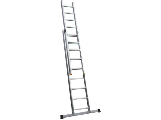 Échelle combinée Drabest - 2x 9 marches - Aluminium - 2.70 m