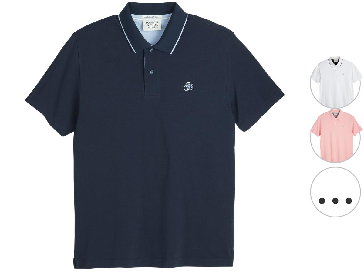Polo à pointes Scotch & Soda Hommes XXL Glacier Ice 482 SSP26VMT-21156