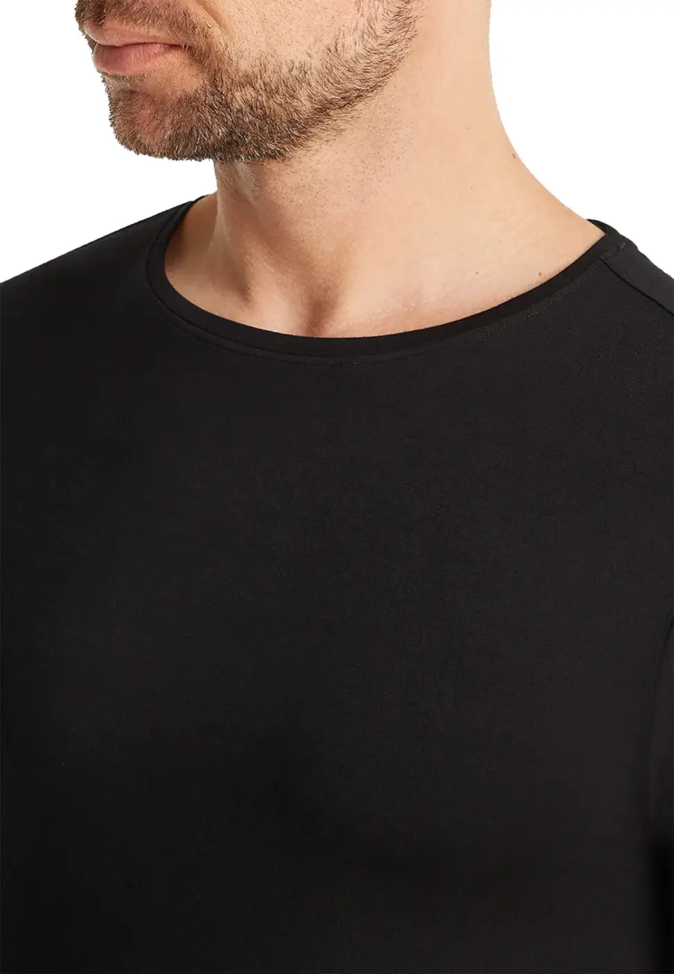 3x Ten Cate - T-shirt homme Bamboo Basic - Col rond - Noir - Taille S