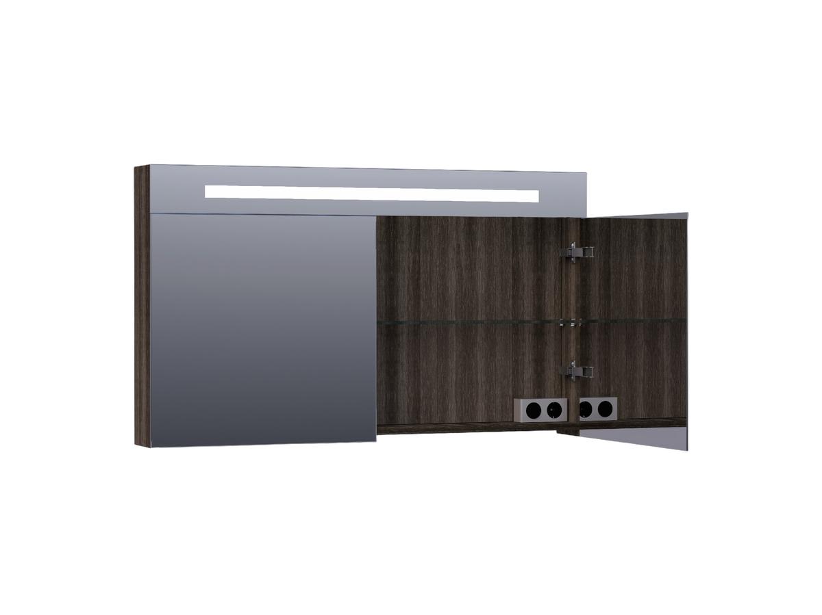 Brauer Armoire de toilette double face 120 cm Legno Anthracite
