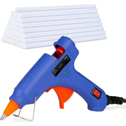 Pistolet à colle Auronic - avec 50 cartouches de colle - 20W