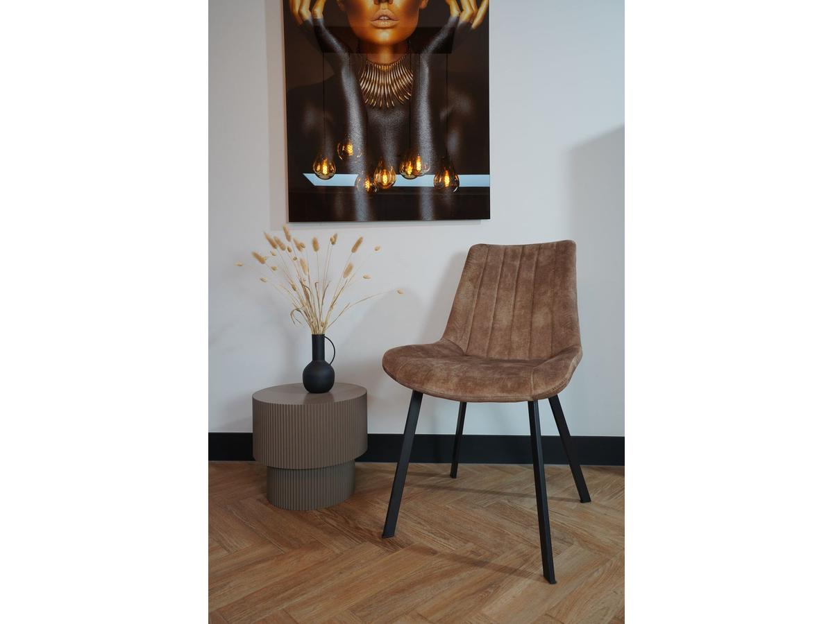 Furniture31 Riva Dining Chair - Taupe - Duopack - 2 Pieces