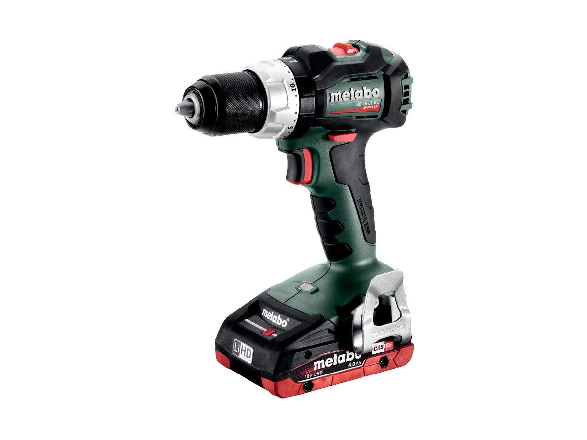 Metabo 18V Combo Set SBLTBL + SSDBL - 2x 4.0 Ah batteries, chargeur et valise
