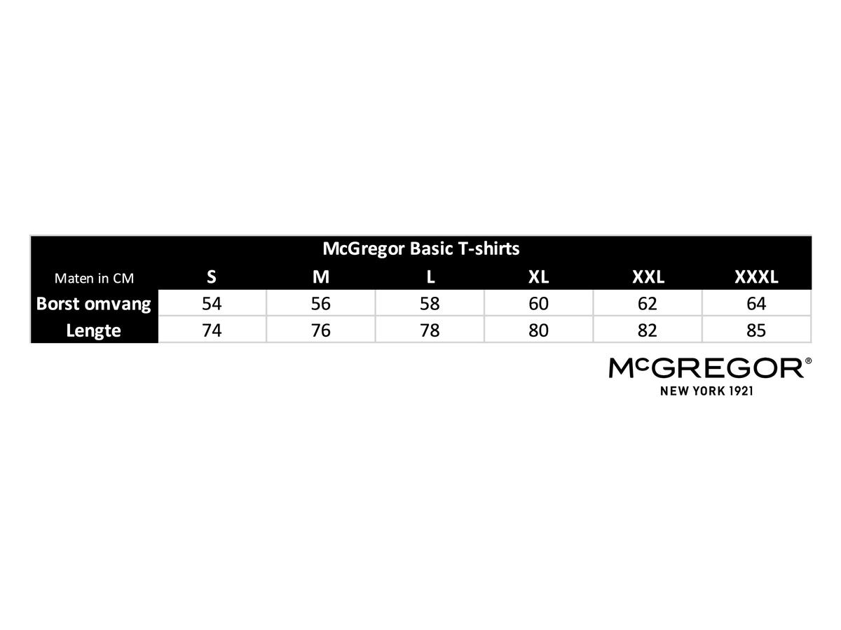 McGregor 1921 NY T-Shirt Hommes XL Gris foncé Mélange