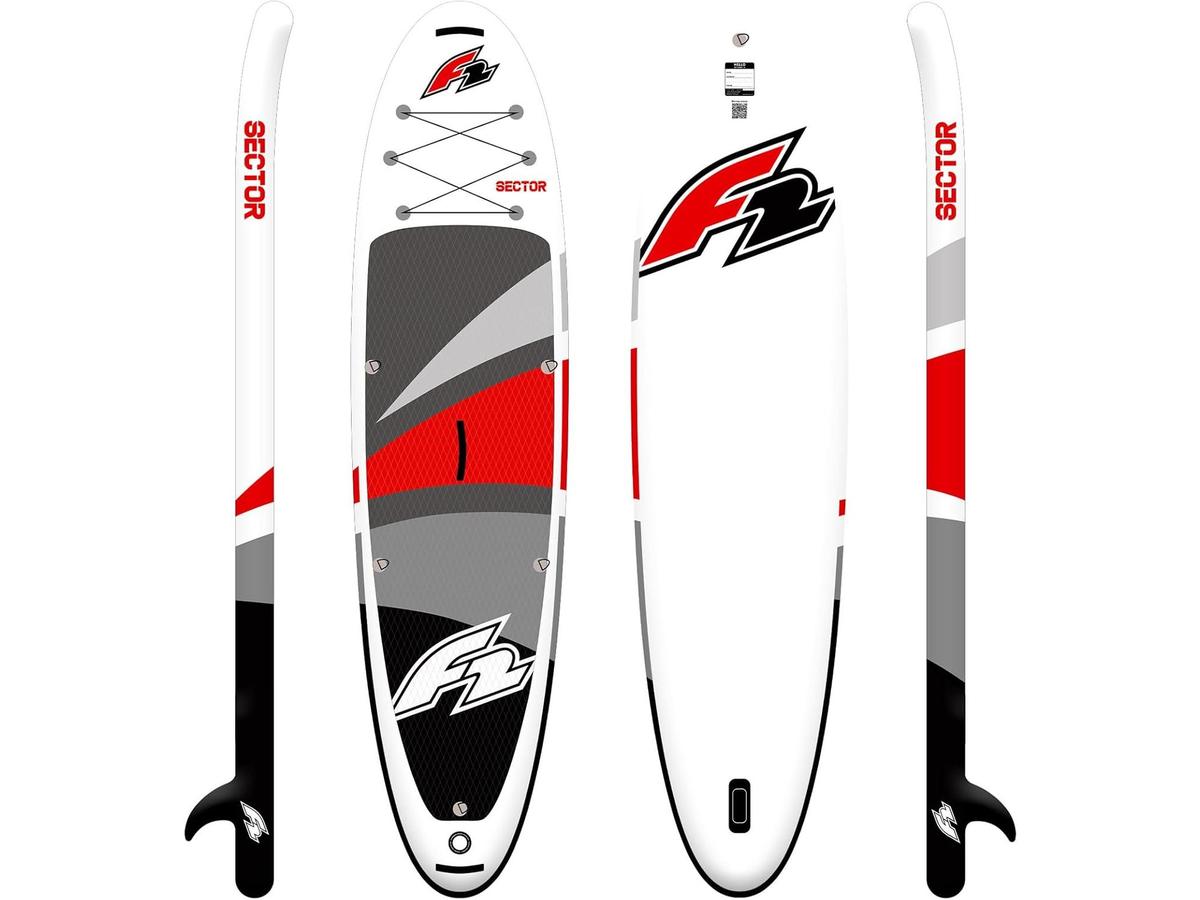 F2 Sector Red Inflatable SUP Board - 350 cm - Rouge