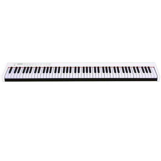 Coast Digital Piano with 88 Keys Portable Includes Bag - White