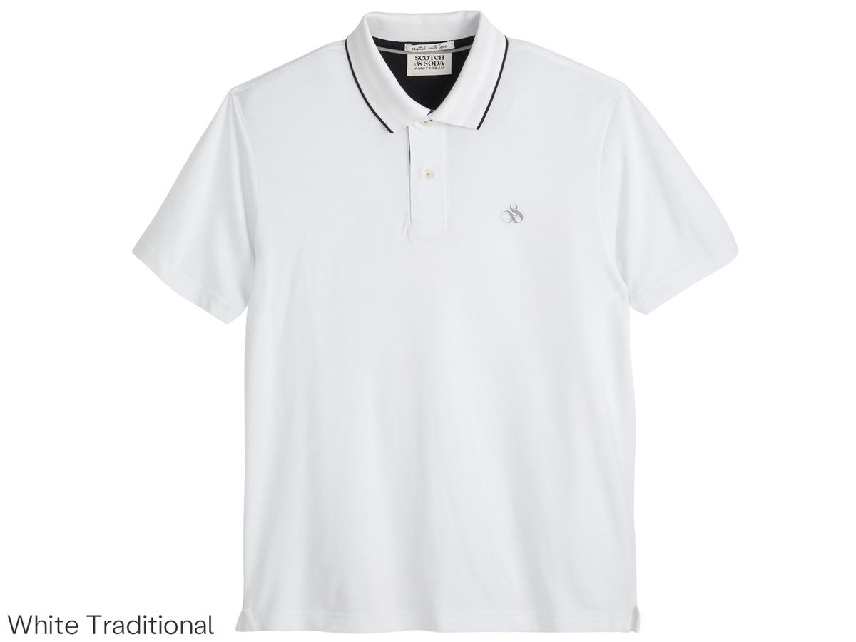 Polo à pointes Scotch & Soda Hommes XXL Glacier Ice 482 SSP26VMT-21156