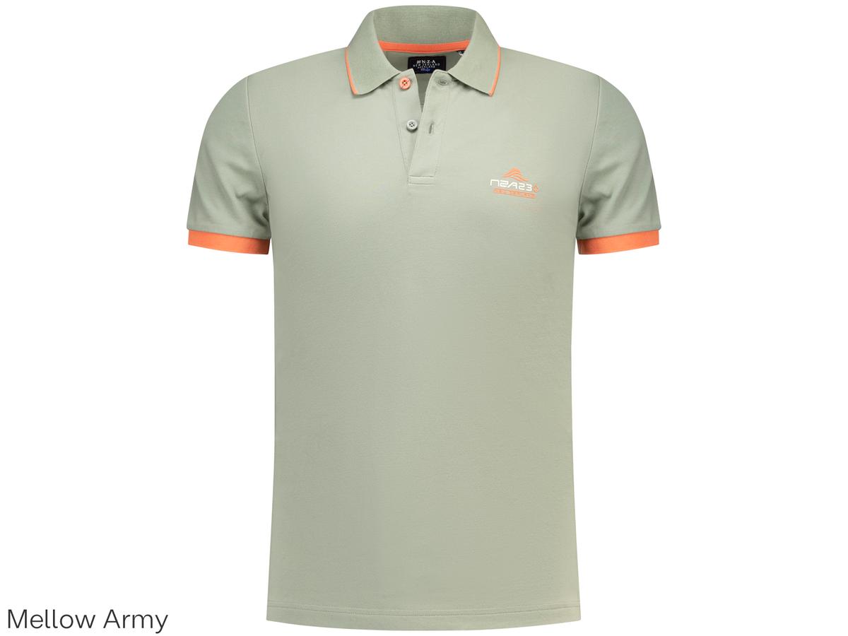 Polo stretch Auckland de Nouvelle-Zélande L Mellow Army - 1741 26DS151 POLO STRETCH NZA