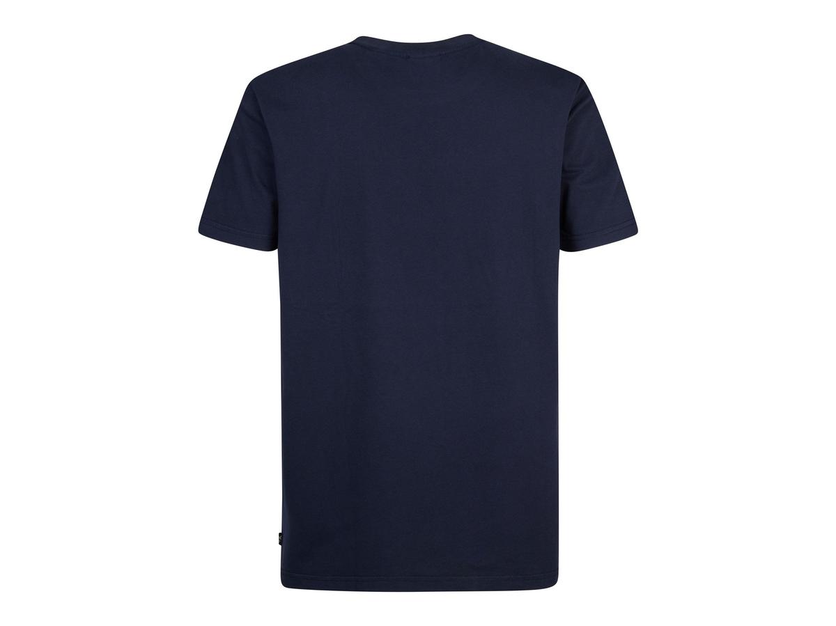 T-shirt Petrol M-1060-TSR258 - XL - Bleu marine - T-shirt imprimé classique pour homme