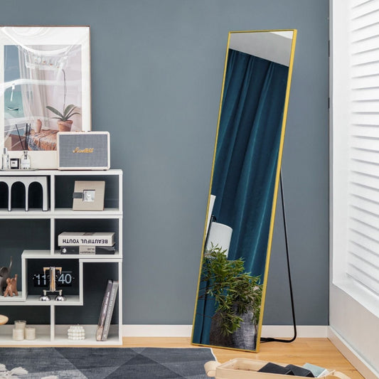 Miroir Coast - Rectangle - 160 x 40 cm - Doré