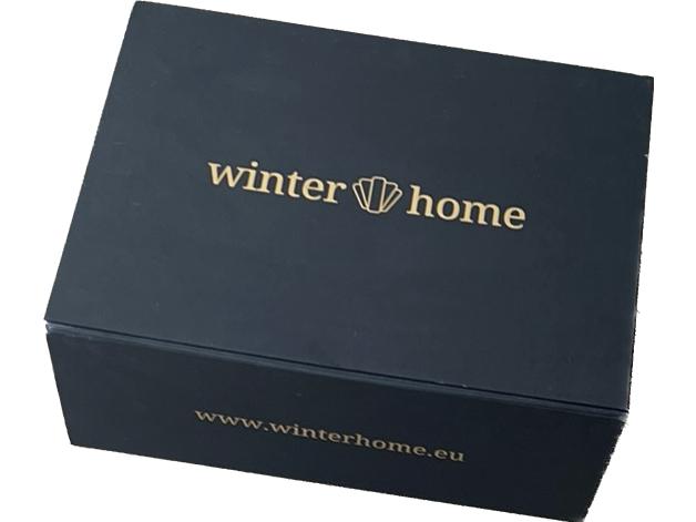 Winter Home Plaid Arctic Fox - Ivoire - env. 140x200 cm
