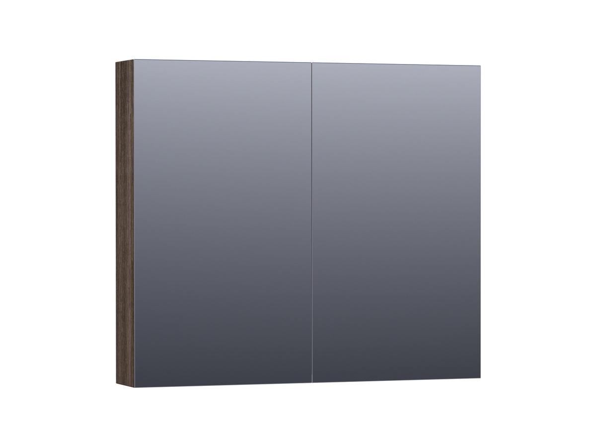 Brauer Dual 80 Armoire de toilette - 80 cm - Legno Viola