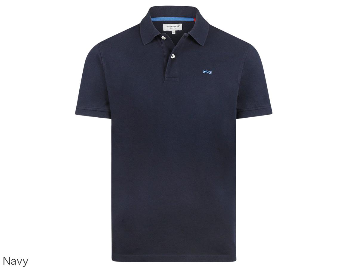 Polo McGregor Classic Hommes Polo Rouge foncé MM999.9001.01C