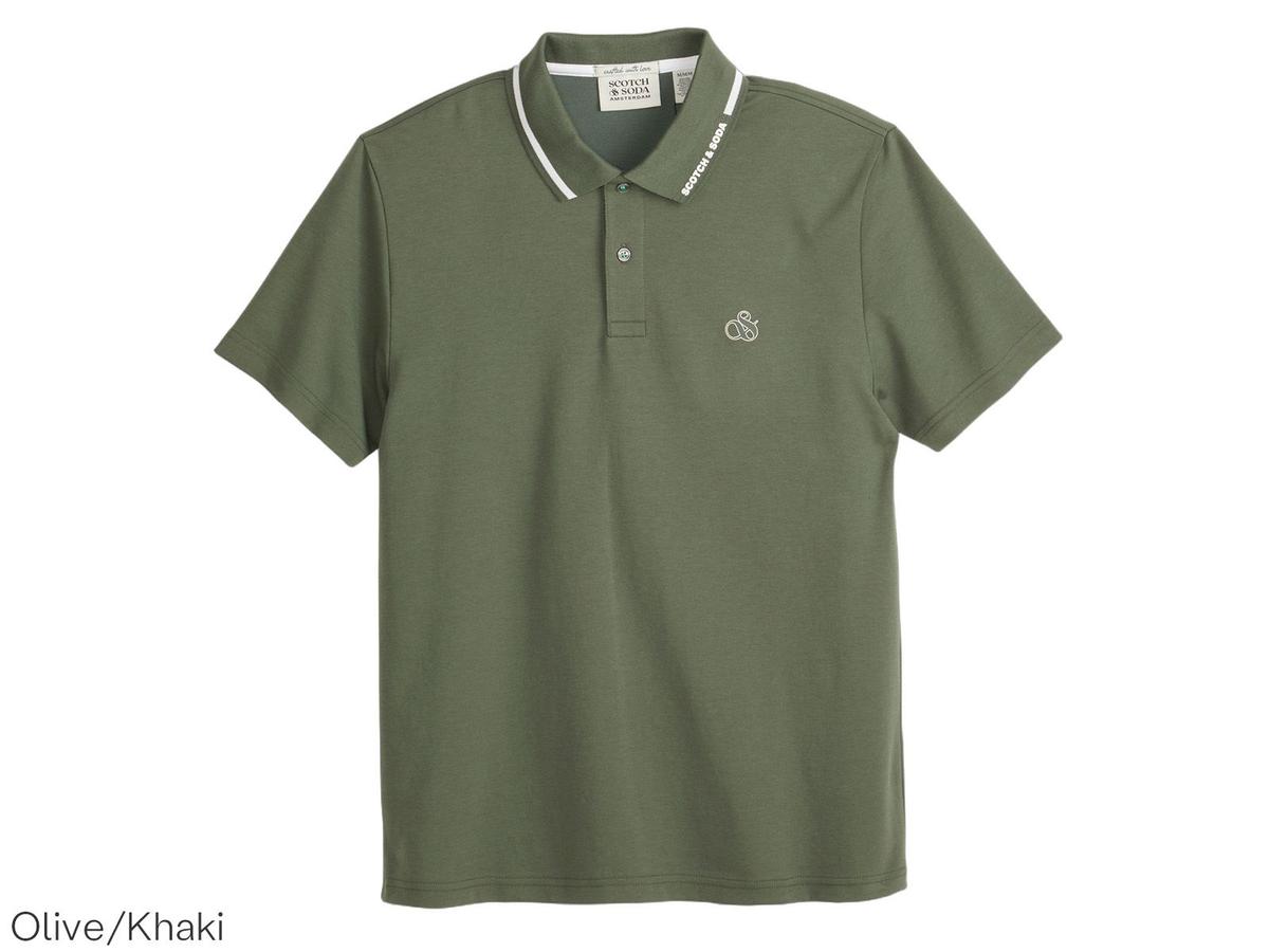 Polo à pointes Scotch & Soda XL Noir/Bleu SSP26VMB-21151 SSP26VMT-21151