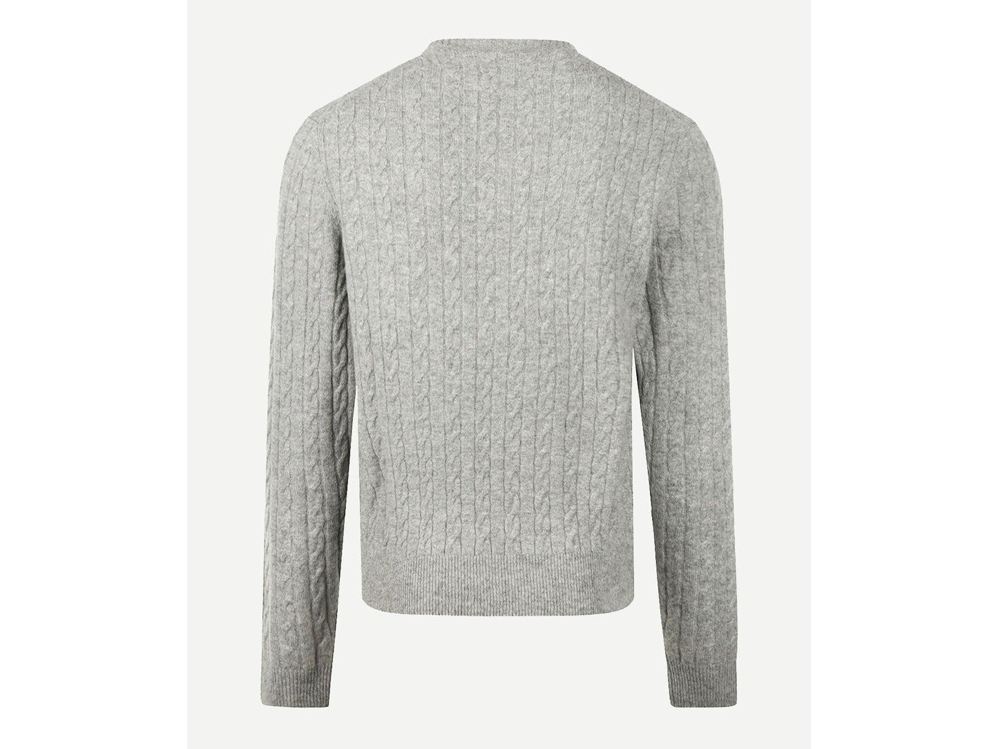 McGregor Cable Crew Neck Sweater Medium Grey Melange - Taille S