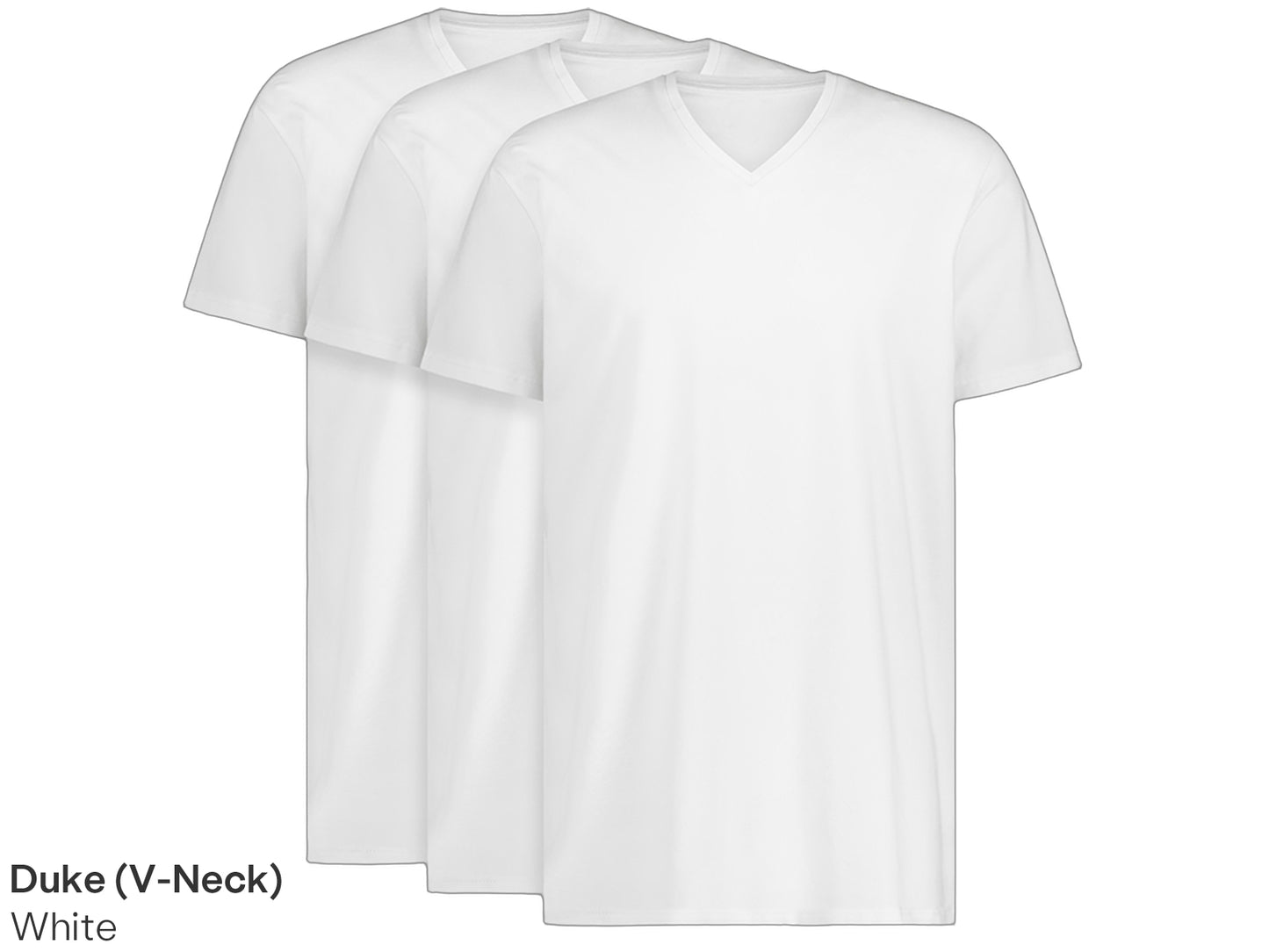 LebasQ T-Shirt en bambou 3-pack - noir - taille M - col en V hommes