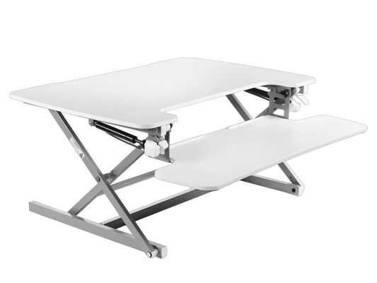 Vantage Flexdesk PC Workplace - Convertisseur de bureau assis/debout - 89 x 59 cm - Réglable de 14 à 50 cm