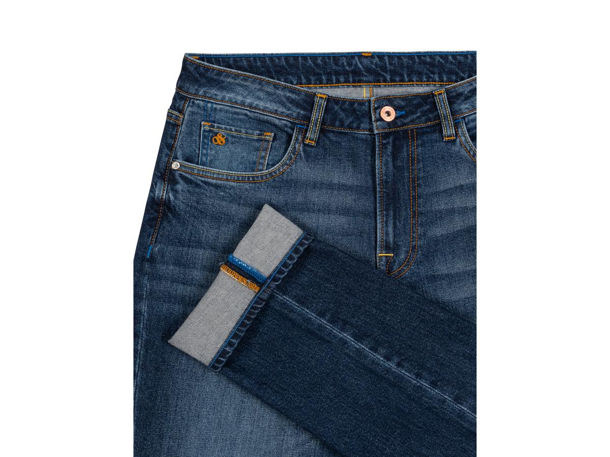 Scotch & Soda Haarlem Straight Fit Jeans W32-L32 Navy/Bright 467 SFA25VMB-21256