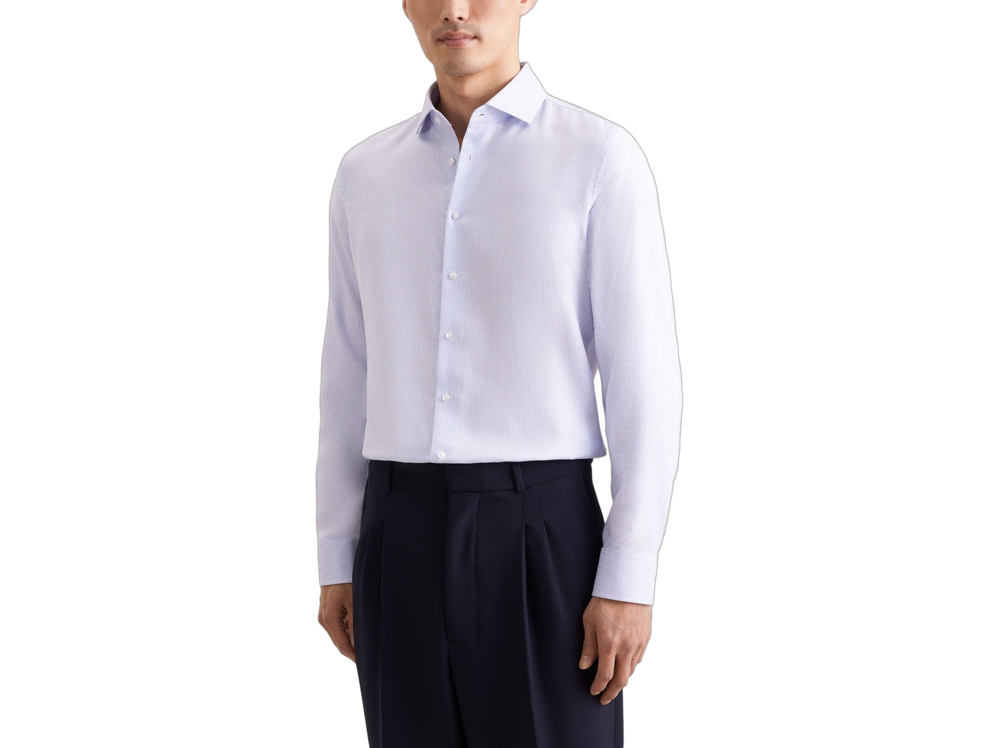 Seidensticker Spread Kent Shirt - Slim Fit - Rose - Longueur de manche normale - taille 42