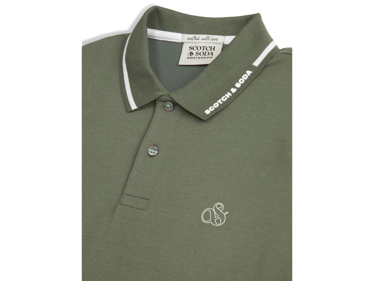 Polo à pointes Scotch & Soda XL Noir/Bleu SSP26VMB-21151 SSP26VMT-21151