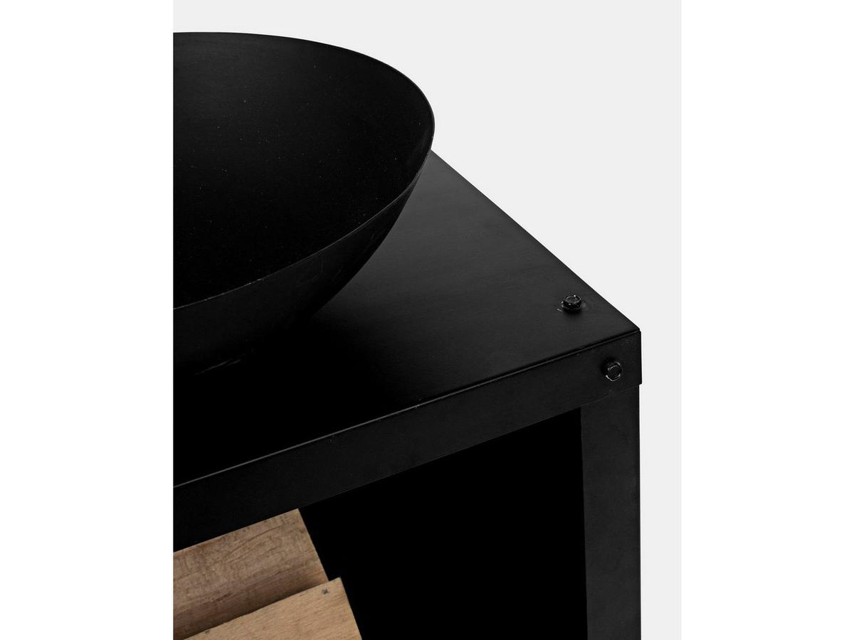 Bizzotto Efesto Firebowl - 38 x 38 cm - Noir