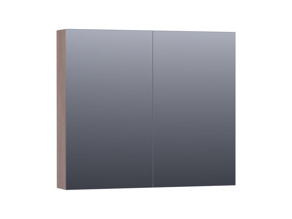 Brauer Dual 80 Armoire de toilette - 80 cm - Legno Viola