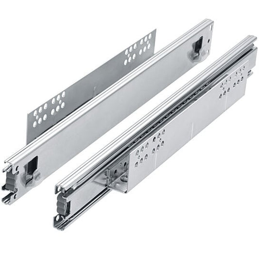 Tectake Tiroir télescopique - Acier - L44 x L47 x H14 cm - Silver