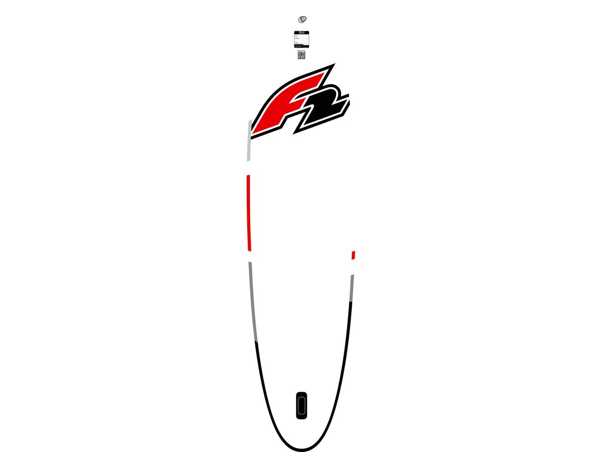 F2 Sector Red Inflatable SUP Board - 350 cm - Rouge