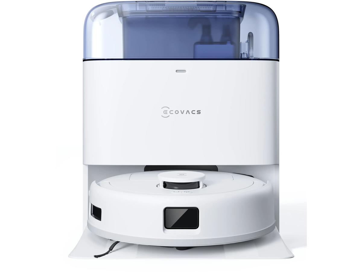 Ecovacs Deebot Mini Robot Aspirateur et Balai avec Petite Station Omni - Compact et Efficace