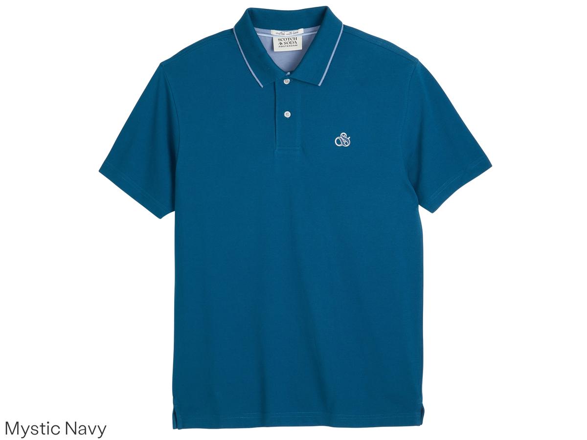 Polo à pointes Scotch & Soda Hommes XXL Glacier Ice 482 SSP26VMT-21156