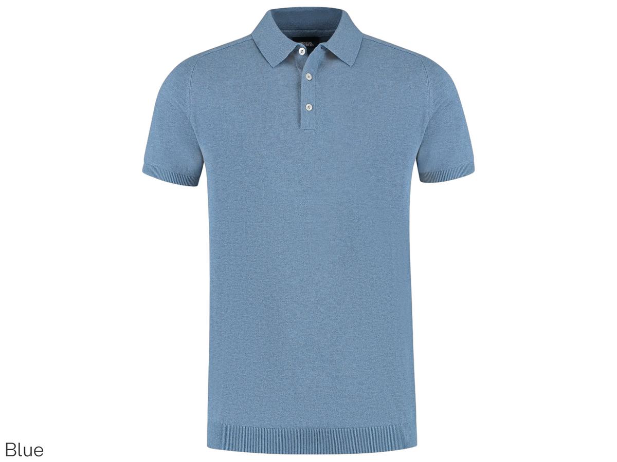 Boston Brothers Knitted Polo Shirt Lt Brown BBO36S500-0000-9002 - Confortable et élégant