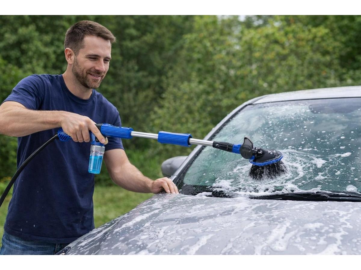 Pingi Aquablaster Pro brush - 2x Premium Cleaning Gun with Brush
