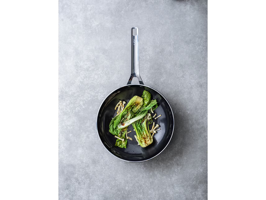 Wok Electrolux en aluminium - sans PFAS - 28 cm - Noir