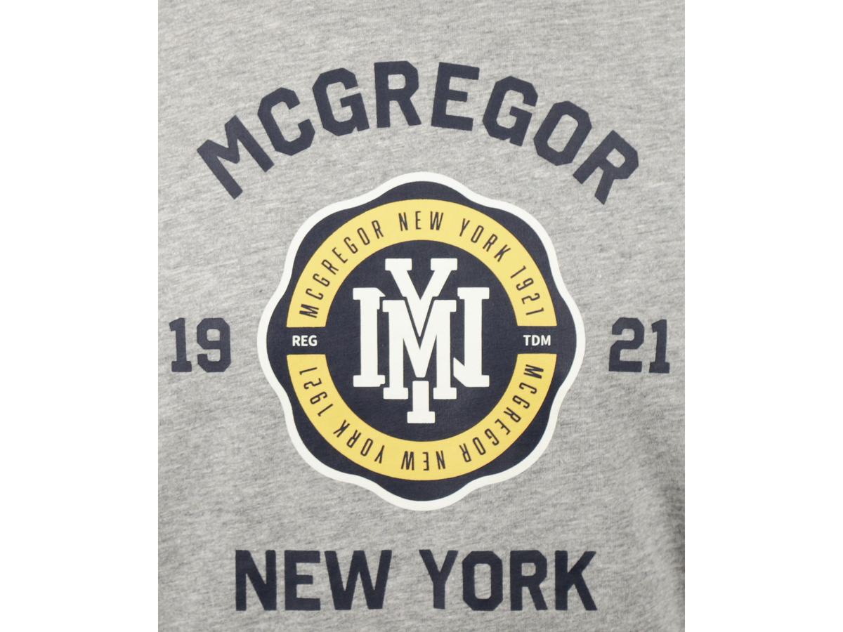 McGregor 1921 NY T-Shirt Hommes XL Gris foncé Mélange