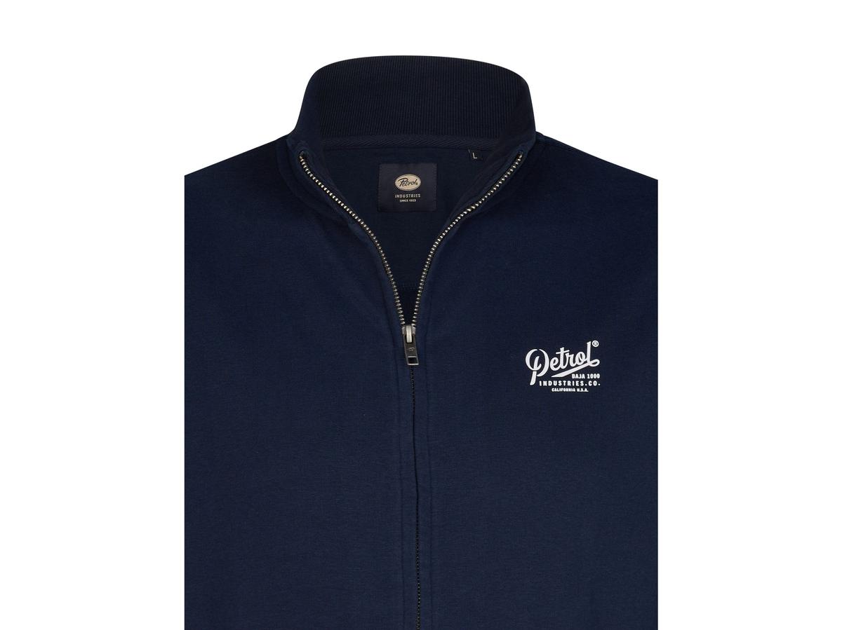 Petrol Industries Gilet bleu marine M-1060-SWC110-5178-S - Hommes Col Zip Taille M