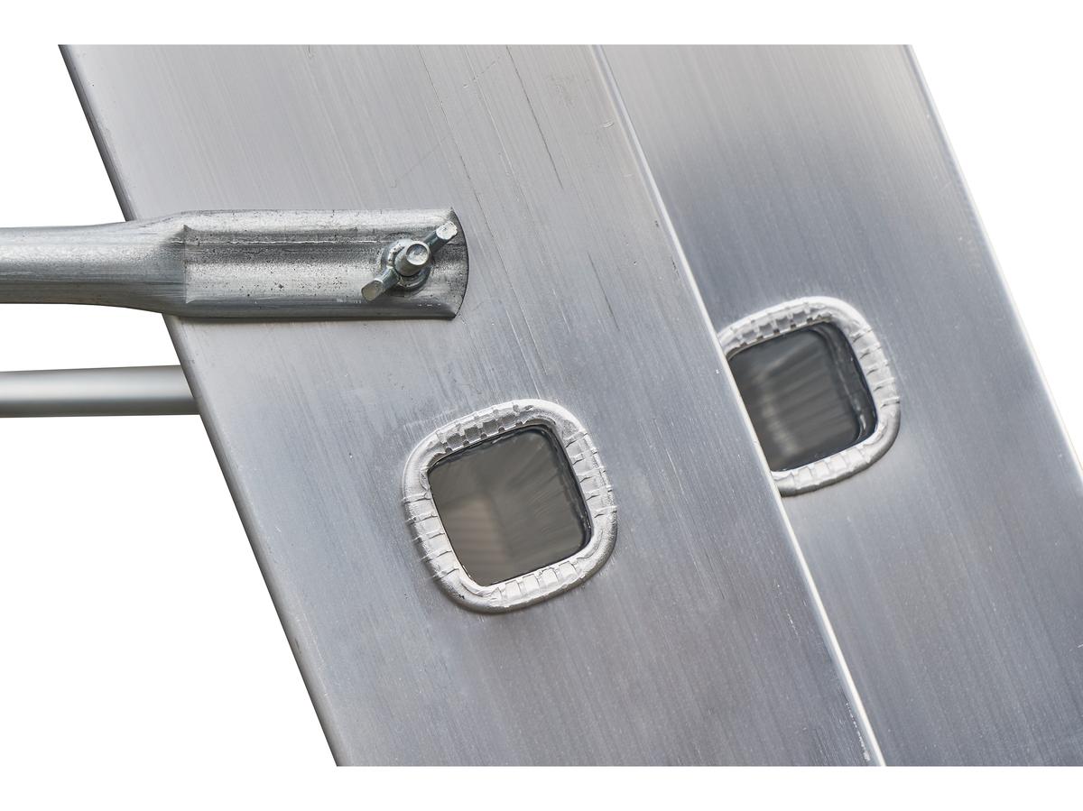 Échelle combinée Drabest - 2x 9 marches - Aluminium - 2.70 m