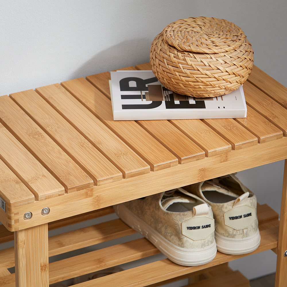 SoBuy Rangement pour chaussures - Bambou - 50x29x45cm