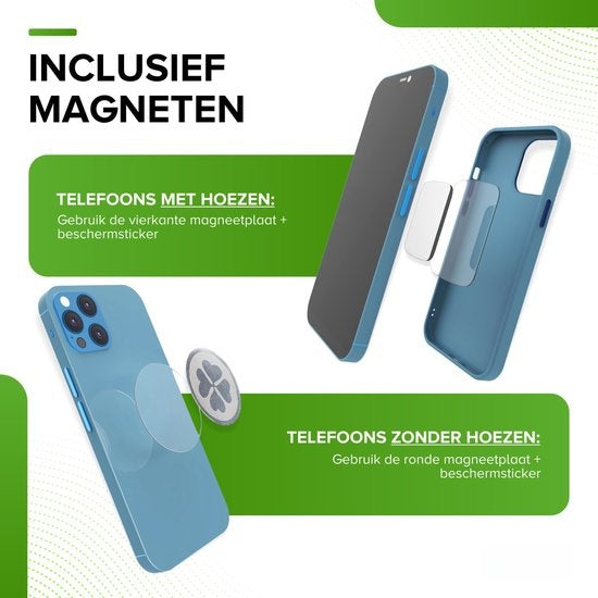 Support de téléphone iSetchi, Voiture, Magnétique, Gris/Noir