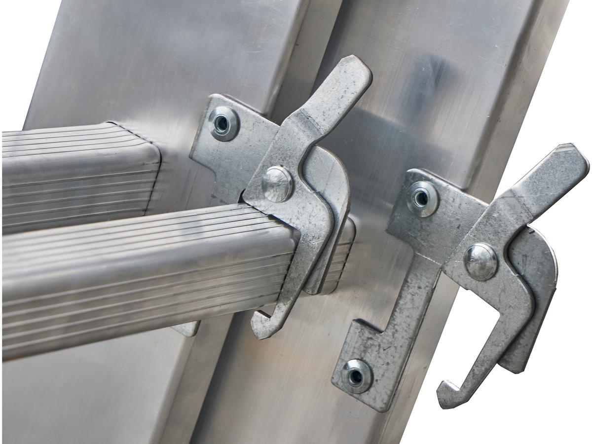 Échelle combinée Drabest - 2x 9 marches - Aluminium - 2.70 m