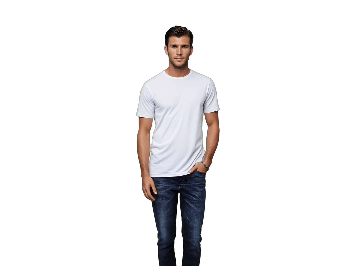 LebasQ T-Shirt en bambou 3-pack - noir - taille M - col en V hommes