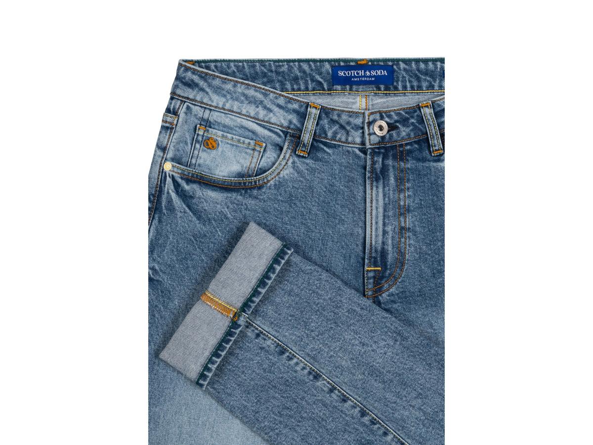 Scotch & Soda Haarlem Straight Fit Jeans W38-L34 Navy/Bright 467 SFA25VMB-21256