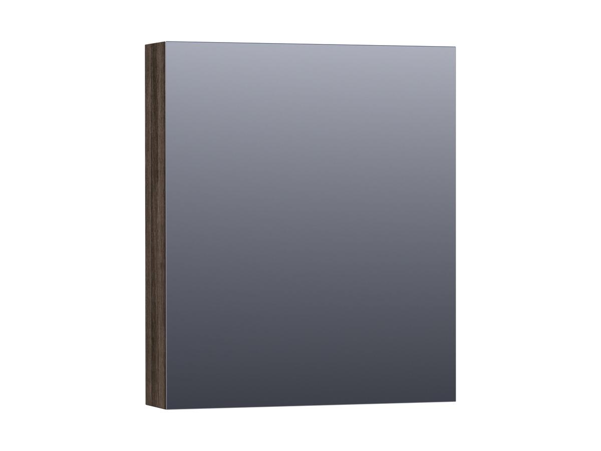 Brauer Dual 60 Armoire de toilette en bois noir - 60 cm - gaucher