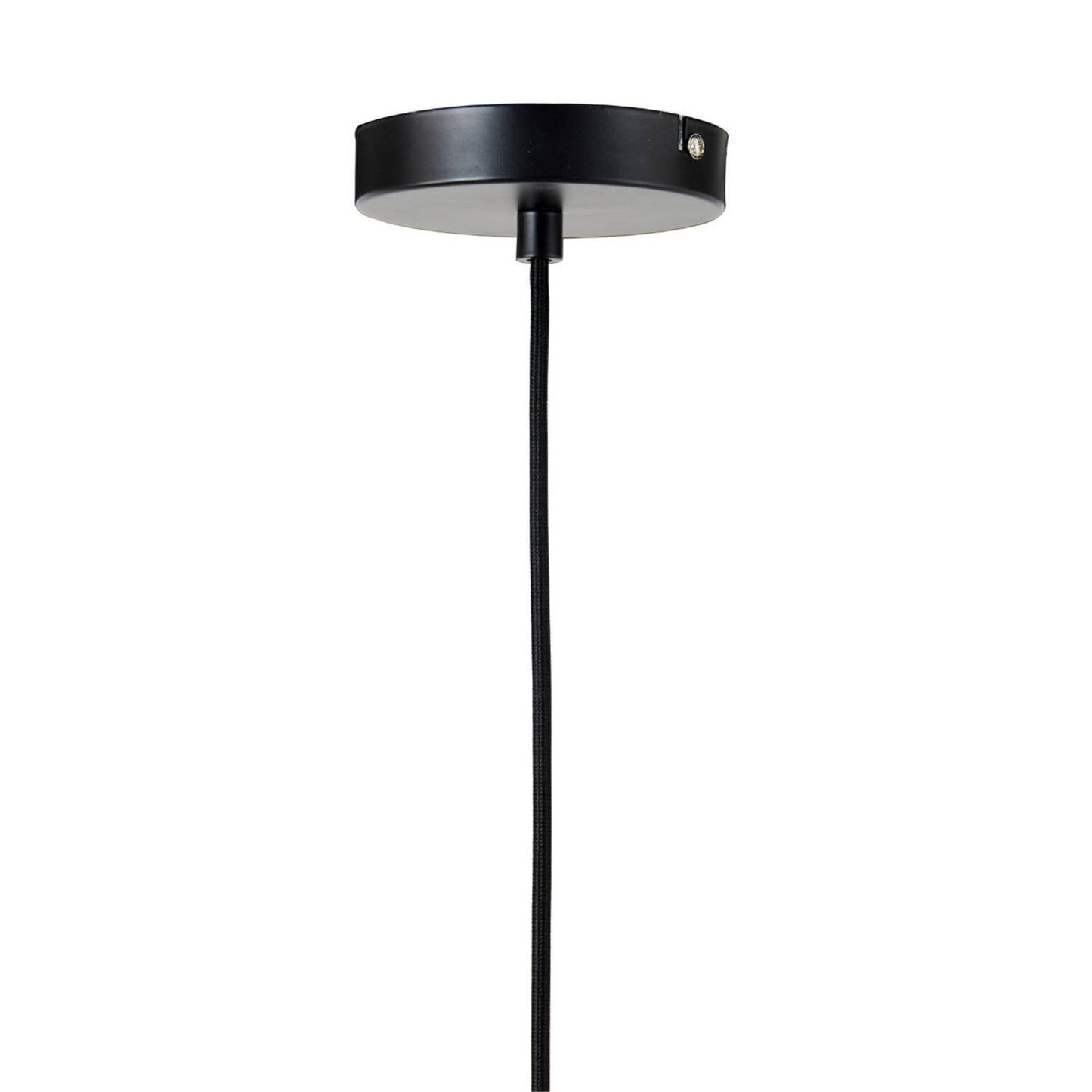 Light & Living JAICEY Lampe pendante Ø45 cm - Noir avec détails dorés - Design industriel - E27