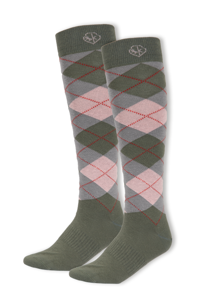 KANTRIE Chaussettes à genoux Check Style