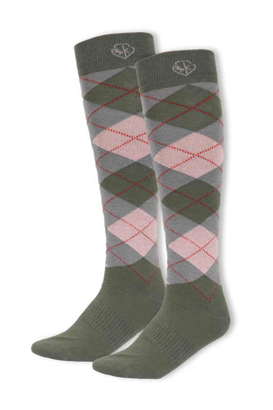 KANTRIE Chaussettes à genoux Check Style