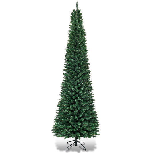 Coast Pencil Christmas Tree 270 cm Green - Sapin de Noël artificiel élégant avec pied en métal - 1500 branches