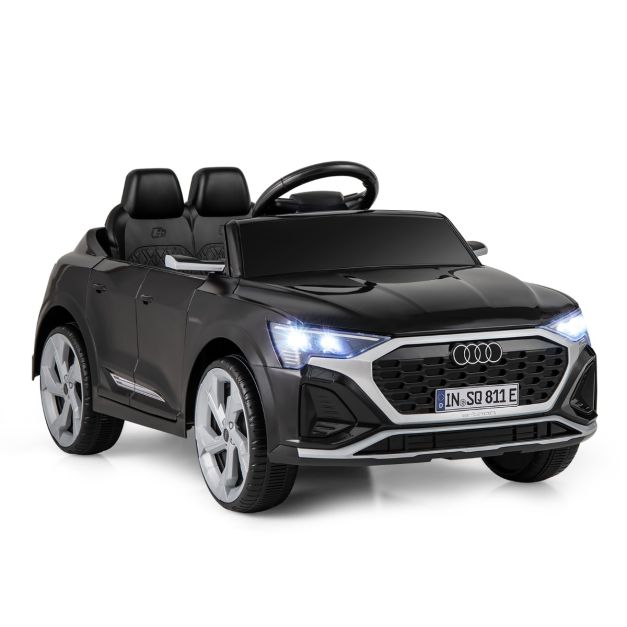 costway Voiture électrique 12V pour enfants - audi SQ8 - noir
