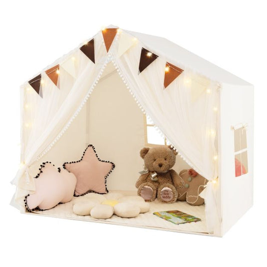 Tente pour enfants Coast avec tapis de sol et éclairage - Blanc - - -.
