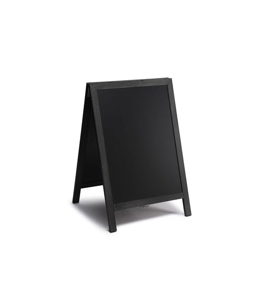 Tableau noir - Cadre en bois - bxh 75x135cm - NOIR